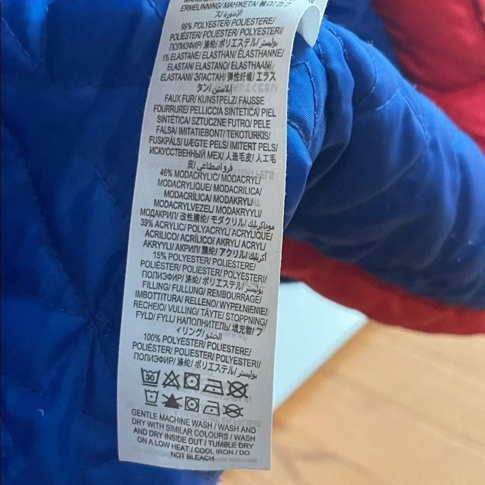 Boden youth double zip snow jacket size 8/9 years (Youth Small)